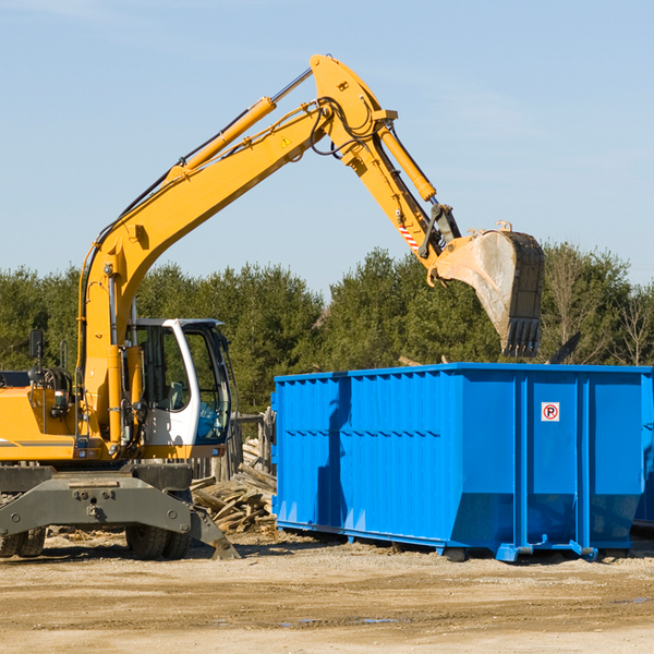 can i choose the location where the residential dumpster will be placed in Sibley